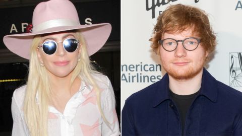Lady Gaga has offered support to Ed Sheeran who said he's done with Twitter. 