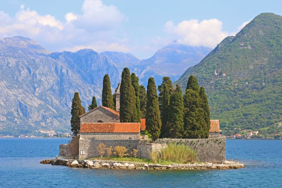 <strong>Island Churches, Kotor: </strong>It's believed this church was erected by locals depositing stones around a rock apparition of the Madonna and Child