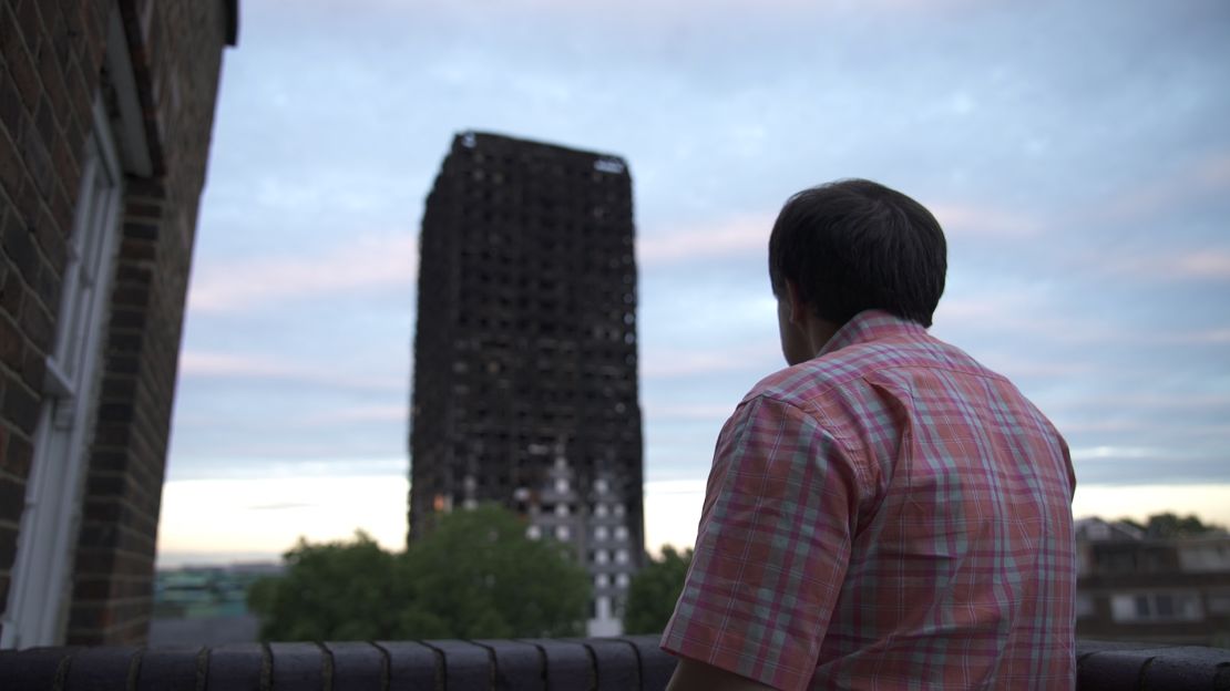 Grenfell Tower as it appears today.