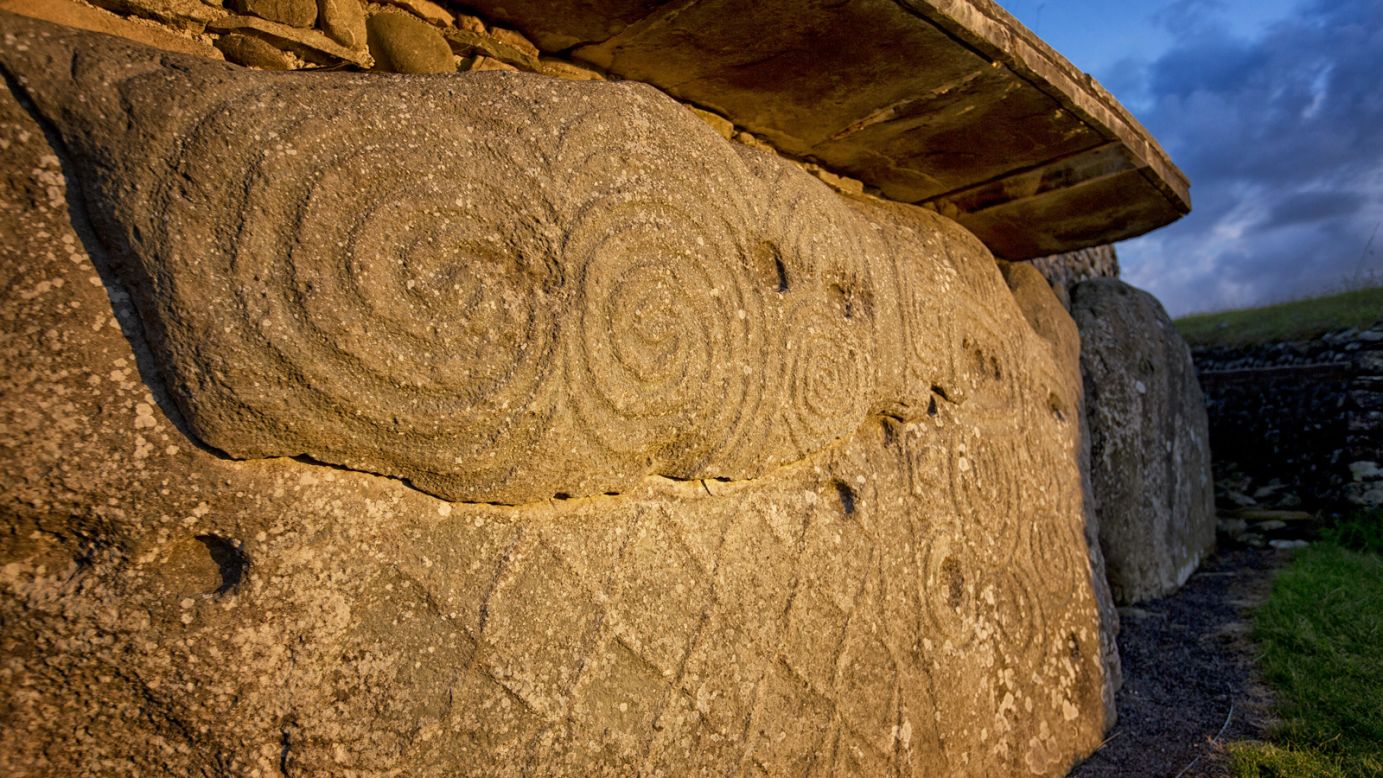 <strong>Megalithic art:</strong> Newgrange is part of the Brú na Bóinne World Heritage Site. UNESCO has described it as "Europe's largest and most important concentration of prehistoric megalithic art." 
