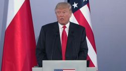 President Trump speaks in Poland 1