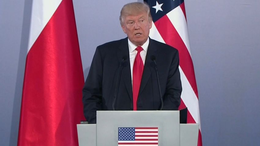 Trump speaks in Poland 3