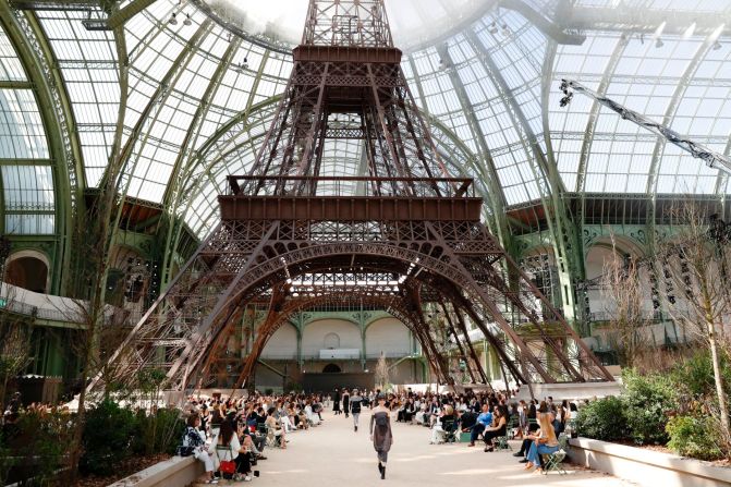 The Autumn-Winter 2017 edition of Paris couture week has seen a landmark shift in ideology, as a number of youthful ready-to-wear labels were included in the line-up as guest members, alongside mainstays like Chanel and Dior. For Chanel's extravagant set, an imitation of Paris' most famous landmark, the Eiffel Tower, was constructed in the Grand Palais.