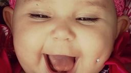 Enedina Vance Photoshopped a diamond piercing on a picture of her 6-month-old daughter.
