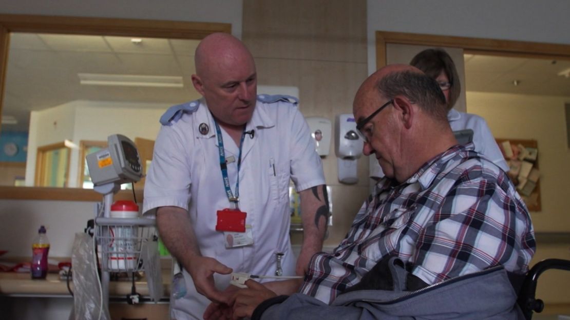 "I always wanted to be a nurse," says John McEloy.