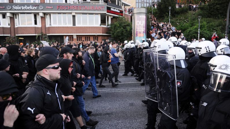 Protesters march during the rally.