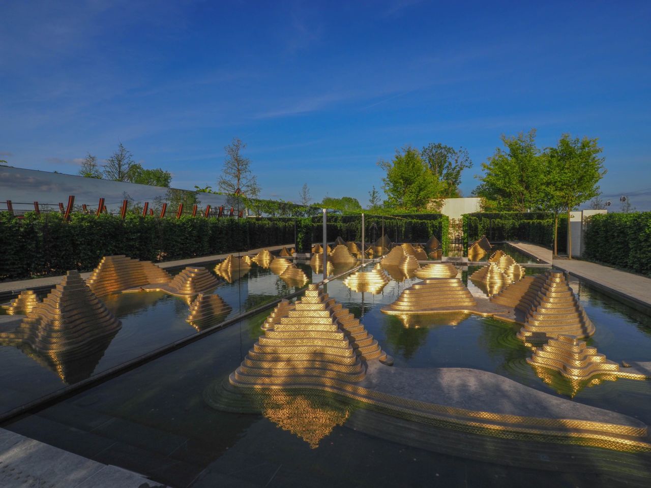 Designed by the Thai Landscape Architecture firm PLandscape, the Garden of the Mind is inspired by the country's culture and landscapes. 