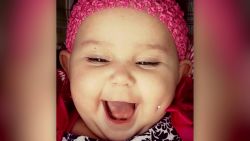 Enedina Vance Photoshopped a diamond piercing on a picture of her 6-month-old daughter.