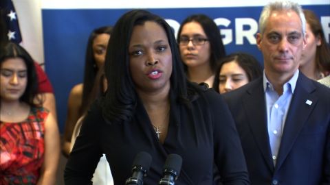 Chicago school offcial Janice Jackson says the plan won't place extra burdens on guidance counselors.