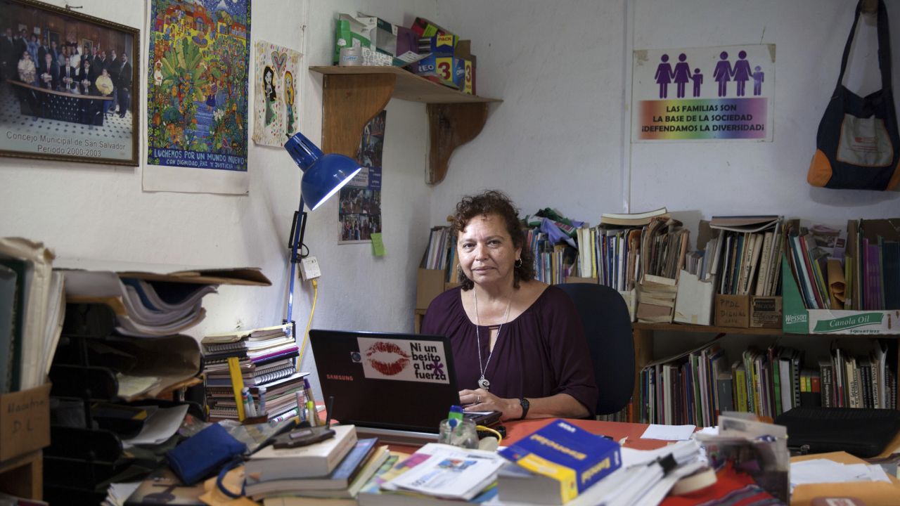 Morena Herrera, a former Marxist guerrilla commander, is now the Director of the San Salvador Feminist Collective.