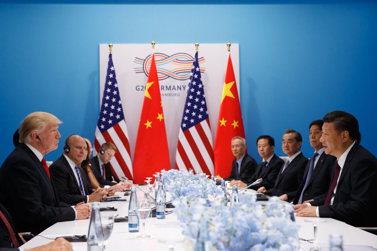 <a href="http://www.cnn.com/2017/07/08/politics/north-korea-trump-xi/index.html" target="_blank">President Donald Trump meets with Chinese President Xi Jinping</a> at the G20 summit on Saturday, July 8, in Hamburg, Germany.