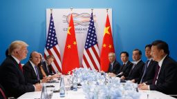 President Donald Trump meets with Chinese President Xi Jinping at the G20 Summit, Saturday, July 8, 2017, in Hamburg, Germany. (AP Photo/Evan Vucci)