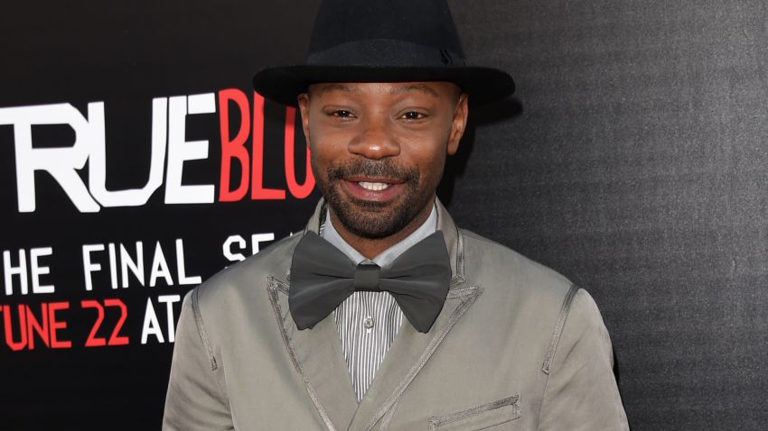 Actor Nelsan Ellis attends the premiere of HBO's "True Blood" season 7 and final season at TCL Chinese Theatre on June 17, 2014 in Hollywood, California.