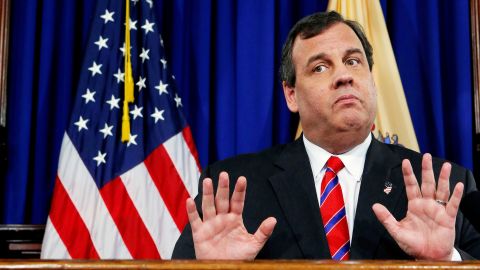 At a March 2014 news conference, Christie <a href="http://politicalticker.blogs.cnn.com/2014/03/28/christie-holds-first-news-conference-since-january/" target="_blank">speaks to the press</a> about lane closures that snarled traffic for days at the George Washington Bridge, which connects Manhattan, New York, to Fort Lee, New Jersey. It was alleged that Christie's deputy chief of staff signaled for the New York and New Jersey Port Authority to close the lanes to punish the Fort Lee mayor for not endorsing Christie during the election. Christie said he had no knowledge of any plot to close the lanes. He was never charged in the "Bridgegate" scandal, but two former officials linked to his office, including the deputy chief of staff, <a href="http://www.cnn.com/2017/03/29/us/bridgegate-sentencing/" target="_blank">were convicted</a> of using their power to close the lanes as an act of political revenge.
