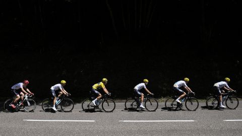 The fifth stage the Tour was the last time Thomas wore the yellow jersey. The 31-year-old, one of Froome's key helpers in the mountains, was forced out of this year's race after breaking his collarbone on stage nine, calling it "a bitter pill to swallow."