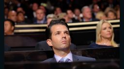 Donald Trump Jr. at the 2016 Republican National Convention in Cleveland, Ohio. (File Photo)