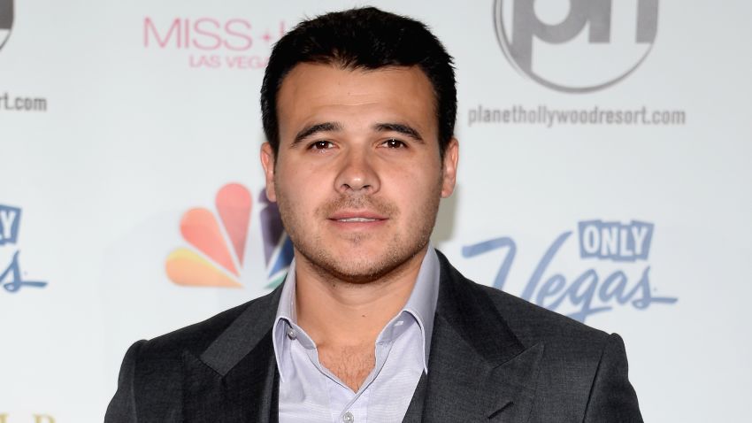LAS VEGAS, NV - JUNE 16:  Singer Emin Agalarov arrives at the 2013 Miss USA pageant at Planet Hollywood Resort & Casino on June 16, 2013 in Las Vegas, Nevada.  (Photo by Ethan Miller/Getty Images)
