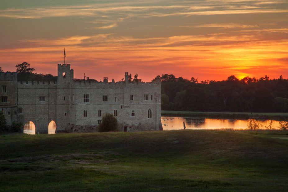 <strong>For a country wedding -- Leeds Castle, England:</strong> The castle is known as the Castle of Queens because no fewer than six medieval English queens stayed here. 