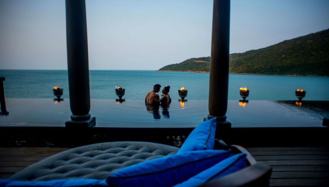 <strong>For a big wedding -- InterContinental Danang Sun Peninsula Resort, Vietnam: </strong>The hotel has two pools, a private beach and a long menu of activities that include lantern-making classes and trips to UNESCO-listed Hoi An. 
