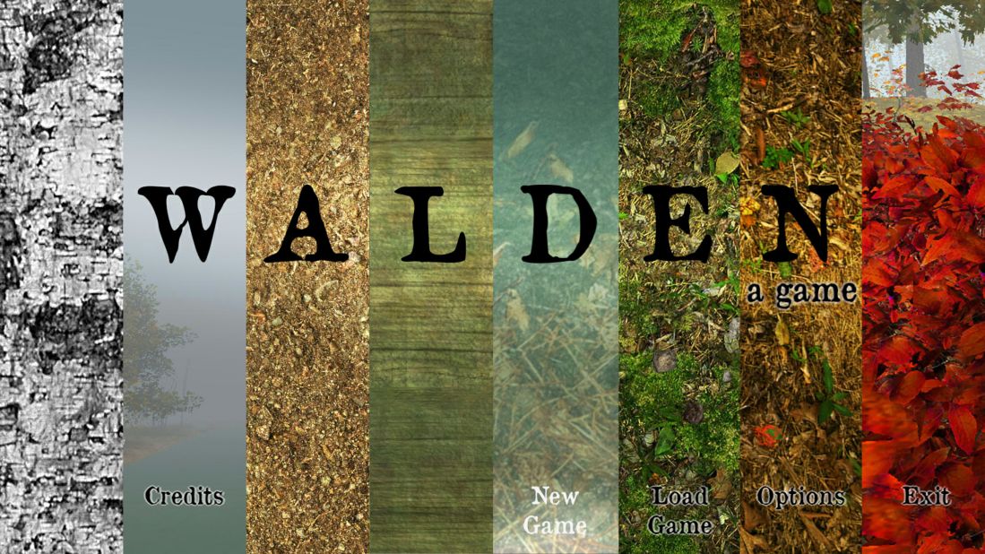"Walden, a game" recreates Henry David Thoreau's experiment to live in a cottage in the woods near Concord, Massachusetts.<br />
