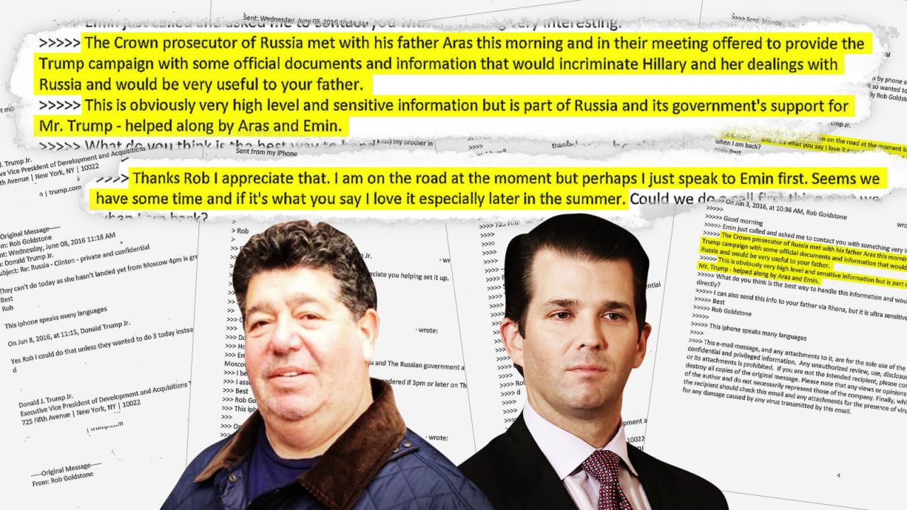 donald trump jr rob goldstone emails T1