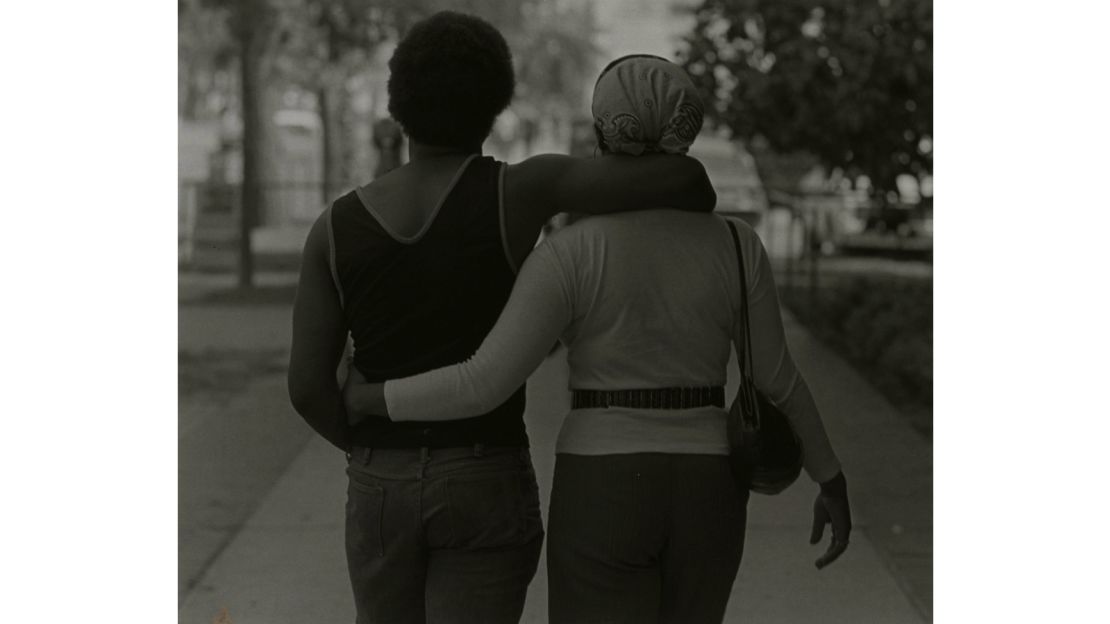 "Couple Walking" (1979) by Roy DeCarava