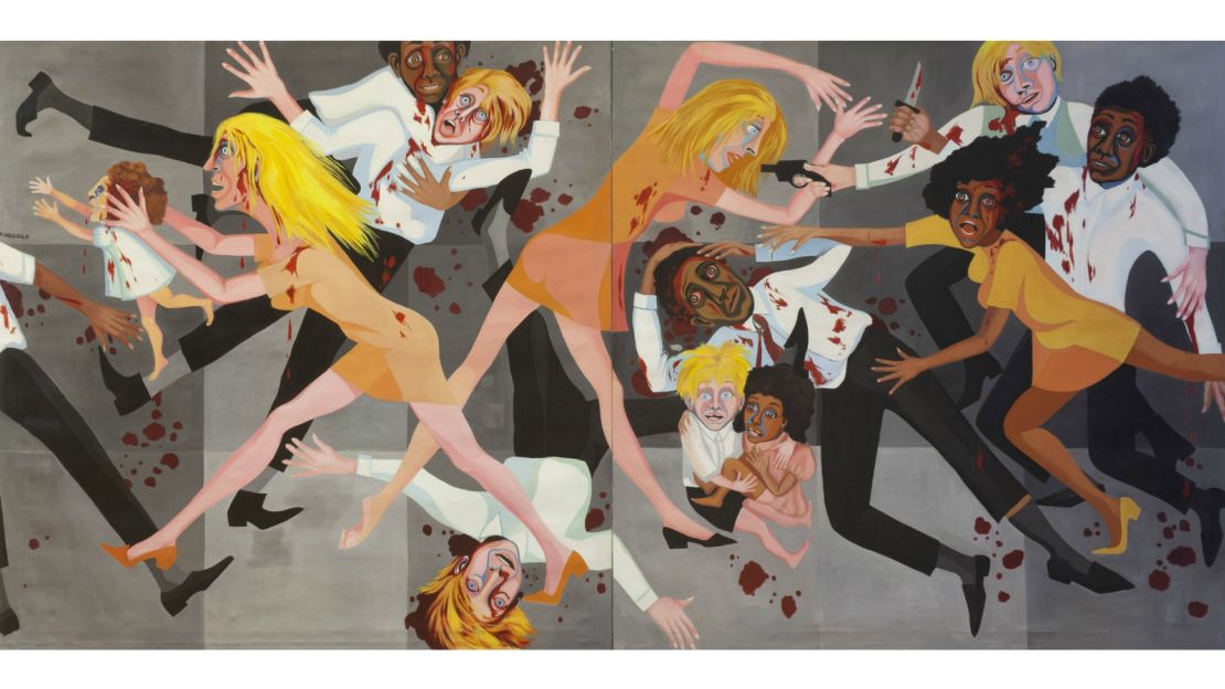 "American People Series #20: Die" (1967) by Faith Ringgold