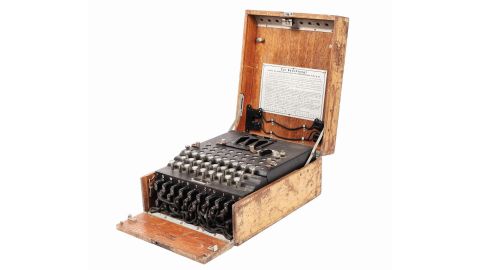 Enigma machines were used by the German military during World War II to encrypt messages.