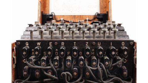  The fully functional German-made Enigma machine was sold at auction Tuesday.