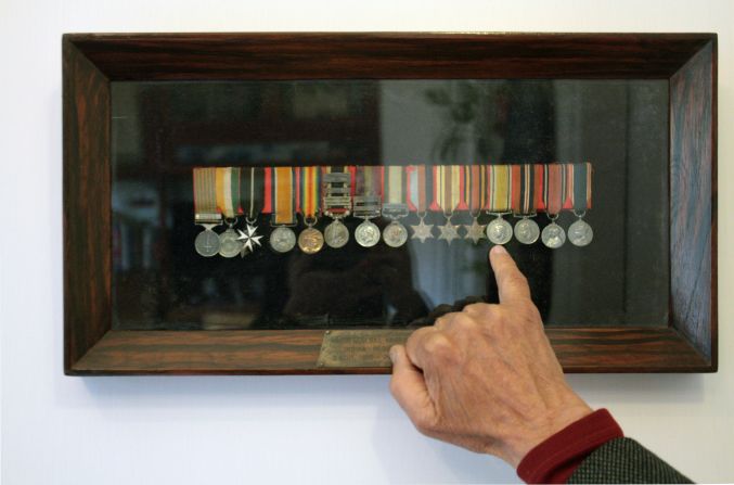 Army medals carried from Rawalpindi to Himachal Pradesh in November 1947.