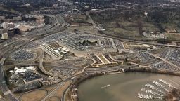 The Pentagon, the headquarters of the US Department of Defense, located in Arlington County, across the Potomac River from Washington, DC is seen from the air January 24, 2017.  DANIEL SLIM/AFP/Getty Images
