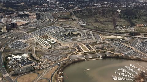 pentagon building aerial