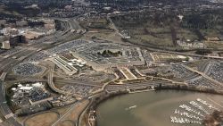 The Pentagon, the headquarters of the US Department of Defense, located in Arlington County, across the Potomac River from Washington, DC is seen from the air January 24, 2017.  / AFP PHOTO / Daniel SLIM        (Photo credit should read DANIEL SLIM/AFP/Getty Images)