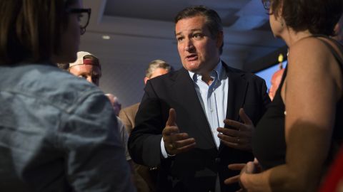 Ted Cruz at a town hall in Austin, Texas, in July.