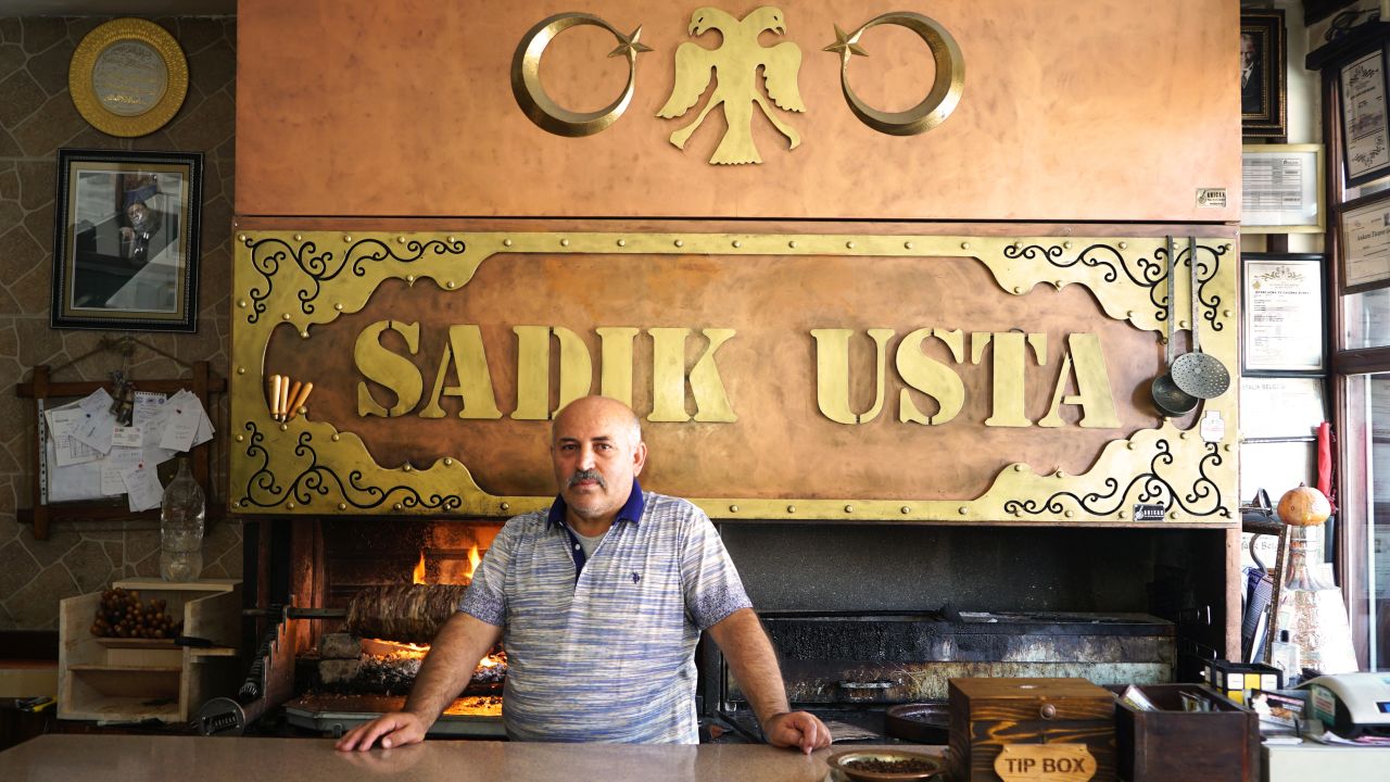 Sadik Candan has been running his popular kebab shop in central Ankara for decades.