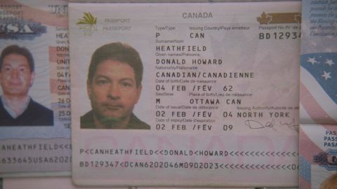Another of the ten spies was living in Boston. He went by the name Donald Howard Heathfield and held this Canadian passport. 