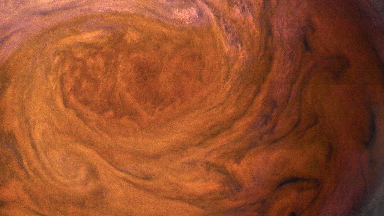 The Great Red Spot, up close and personal, July 2017. 