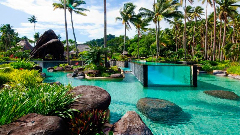 <strong>Laucala, Fiji: </strong>With extraordinary amenities like its own airport and submarine, this South Pacific private island offers unparalleled oceanside exclusivity.