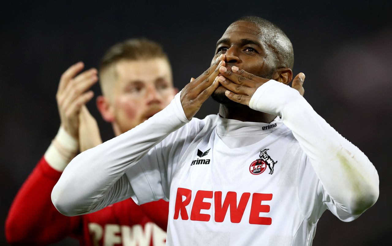 The 28-year-old Anthony Modeste had a late breakthrough season during the 2016/17 campaign where he found the back of the net 27 times in 37 appearances for FC Köln. Modeste joins a Tianjin side eager to challenge Guangzhou Evergrande's dominance after Luiz Felipe Scolari's team won the last six Chinese Super League titles. 