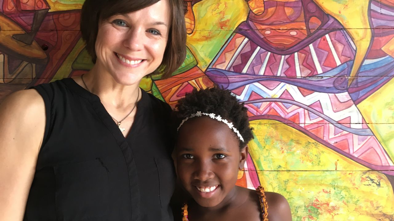 Stacey Wells adopted Violah, thinking she'd been abandoned by her mother. "After the dad died, they told us, she didn't feed them, that they were found sick, dying, basically."
