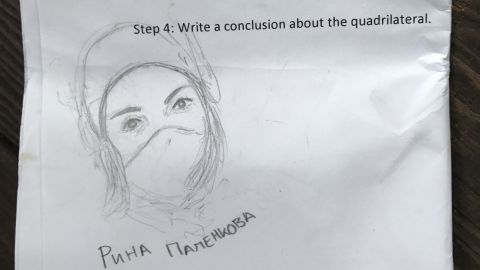 Nadia's sketch of Rina Palenkova was the first clue her brother found.
