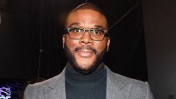 LOS ANGELES, CA - JANUARY 18:  Honoree Tyler Perry, recipient of the Favorite Humanitarian Award, poses backstage at the People's Choice Awards 2017 at Microsoft Theater on January 18, 2017 in Los Angeles, California.  (Photo by Emma McIntyre/Getty Images for People's Choice Awards)