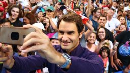 Roger Federer sefie