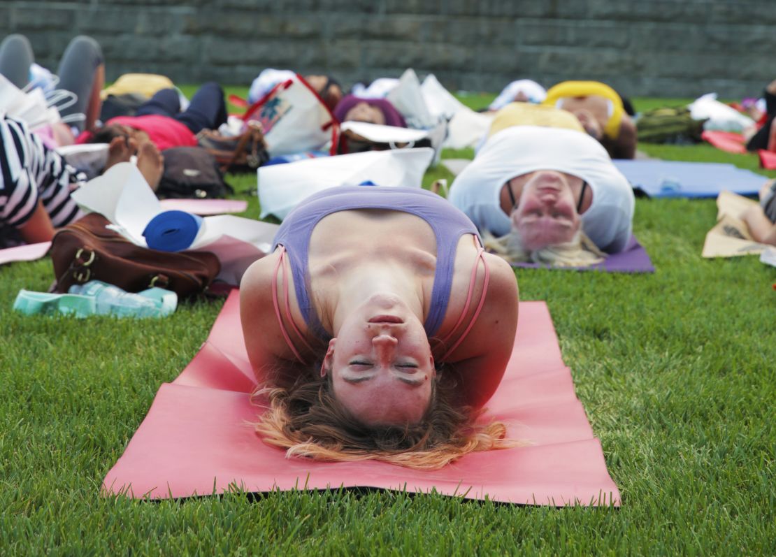 Nearly 3,000 people registered to take part in International Day of Yoga activities at the UN.