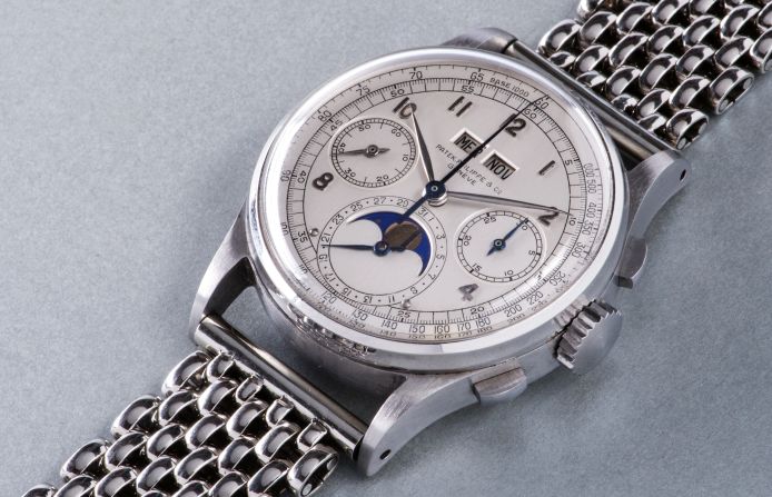 In November 2016, this Patek Philippe perpetual calendar chronograph sold for $11 million at a Phillips auction in Geneva, making it the most expensive wristwatch ever to be sold at auction.