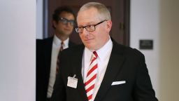 WASHINGTON, DC - JULY 14:  Former Trump campaign aide Michael Caputo arrives to testify before the House Intelligence Committee during a closed-door session at the U.S. Capitol Visitors Center July 14, 2017 in Washington, DC. Caputo resigned from being a Trump campaign communications advisor after appearing to celebrate the firing of former campaign manager Corey Lewandowski. Denying any contact with Russian officials during the 2016 campaign, Caputo did live in Moscow during the 1990s, served as an adviser to former Russian President Boris Yeltsin and did pro-Putin public relations work for the Russian conglomerate Gazprom Media.  (Photo by Chip Somodevilla/Getty Images)