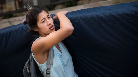 Emma Sulkowicz's protest doubled as her senior thesis project. 