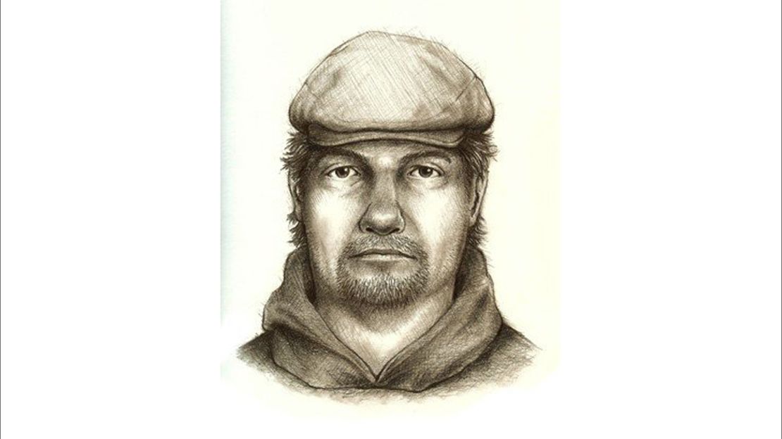 Police have now released this sketch to help in the search.