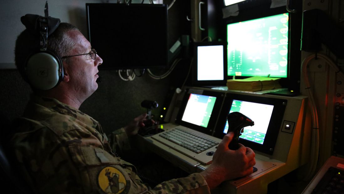 Airmen stationed in Niamey perform the drone take offs and landings, before handing the controls over to pilots in the United States to fly the missions.