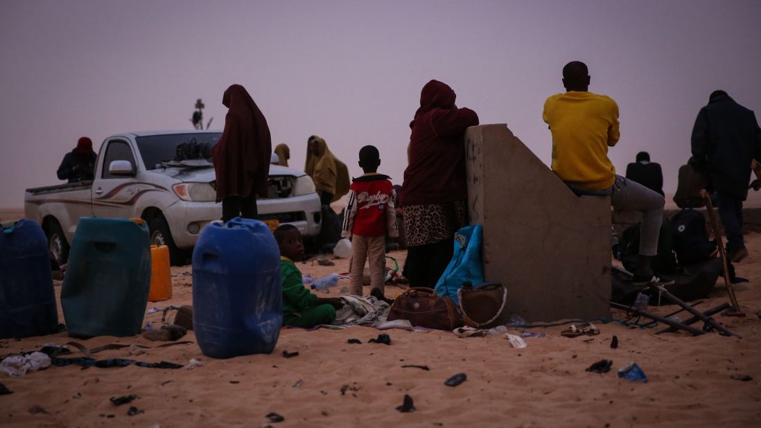 But as the military clamps down on the routes traditionally used by smugglers, they move onto more remote, riskier roads. This group says they were abandoned in the desert after their truck broke down.